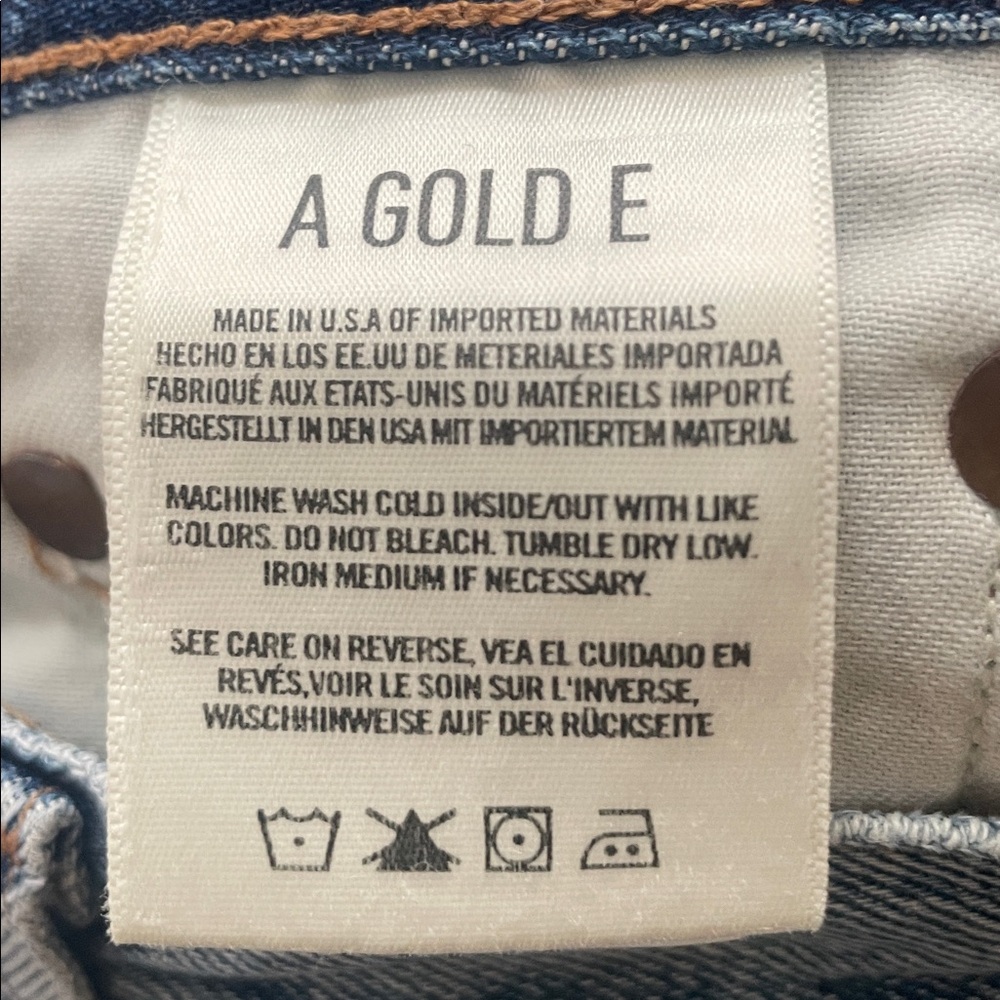 AGOLDE RILEY High Rise Straight Crop Jeans Straight Jeans 24 - Picture 5 of 8